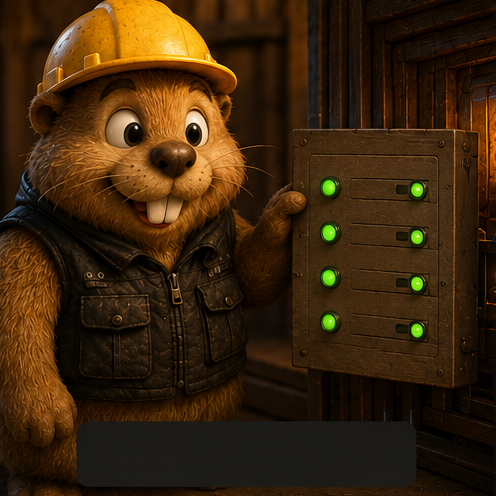 Gopher checking application status panel